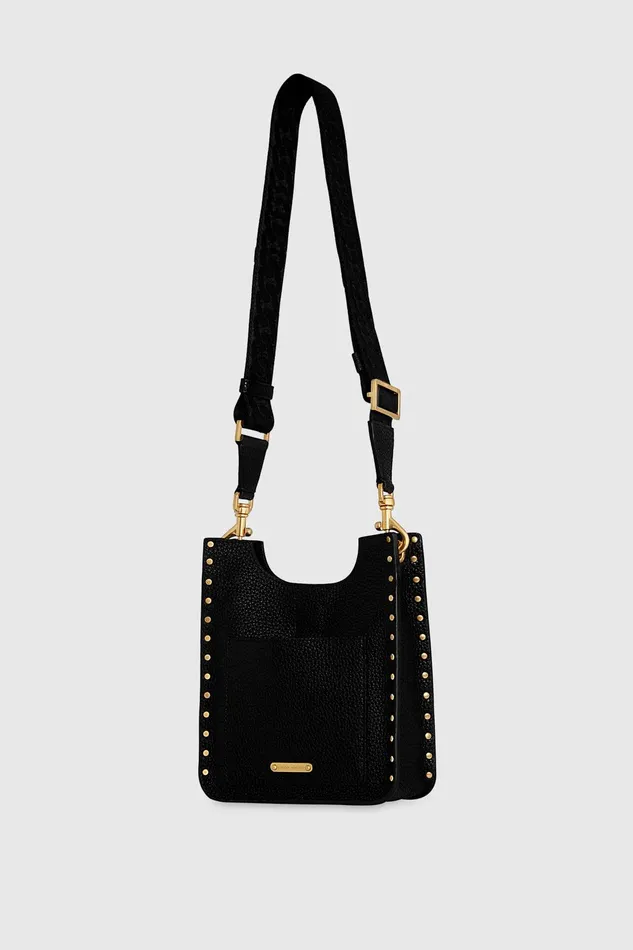 Rebecca Minkoff Darren Mini Feed Black Women Crossbody Bags