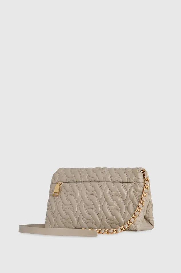 Rebecca Minkoff G Chain Quilt Crossbody Oyster Women Crossbody Bags