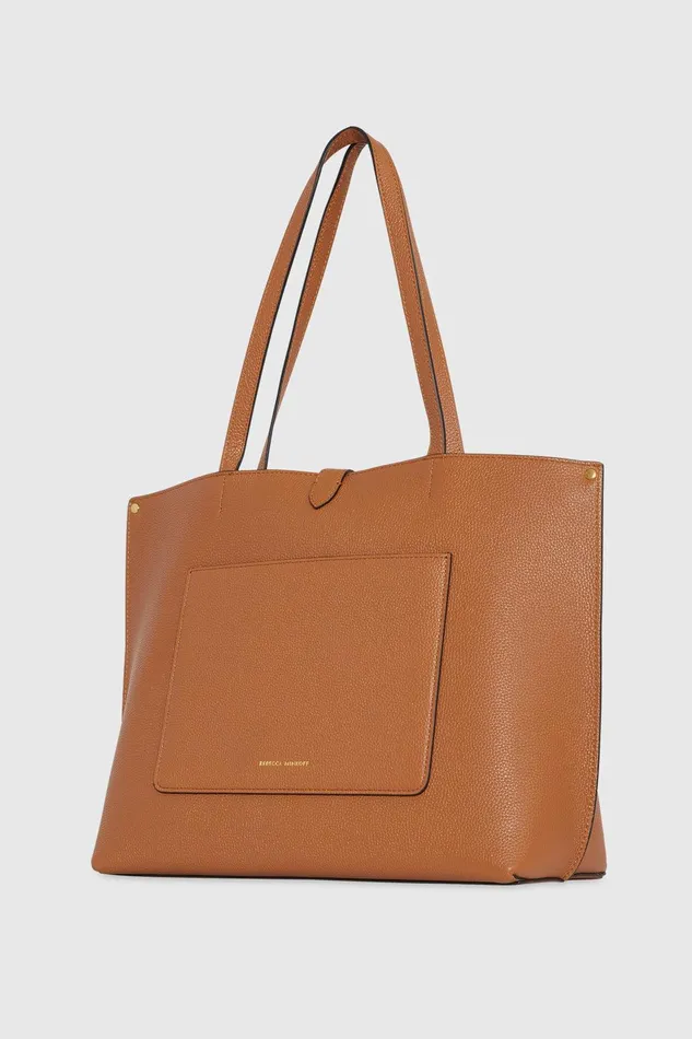Rebecca Minkoff Megan Tote Caramelloantique Brass Women Tote Bags