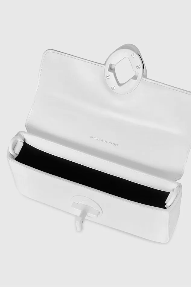 Rebecca Minkoff The G Small Shoulder Blanc Women Shoulder Bags