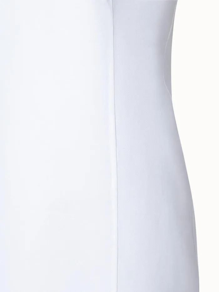 Reversible Cotton DoubleFace Sheath Dress Ecrusand Women Akris Dresses