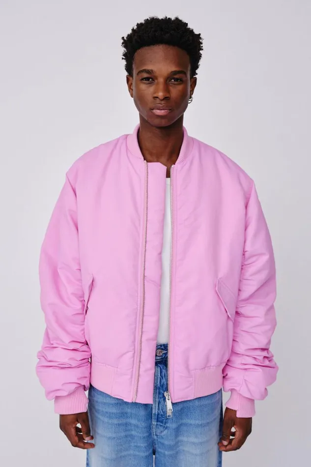 Reykjavik M 8211 Fuchsia Pink Men Won Hundred Coats and Jackets