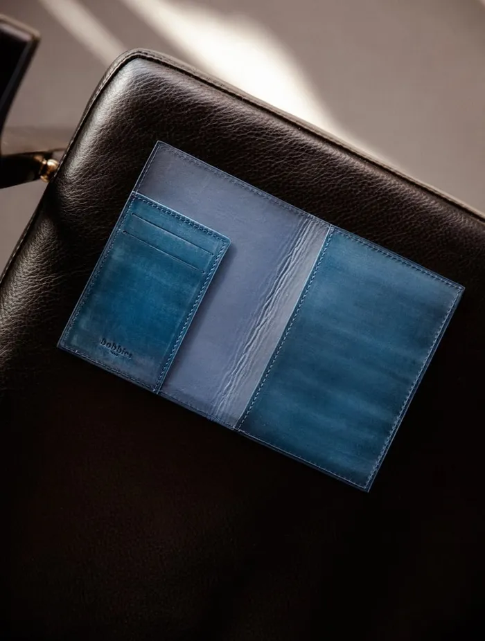 Rio Navy Patina Men Bobbies Small Leather Goods Rio Navy Patina Men Bobbies Small Leather Goods