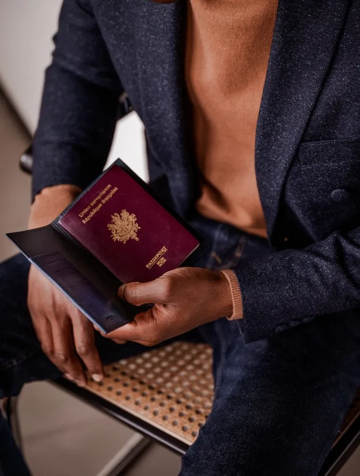 Rio Navy Patina Men Bobbies Small Leather Goods Rio Navy Patina Men Bobbies Small Leather Goods