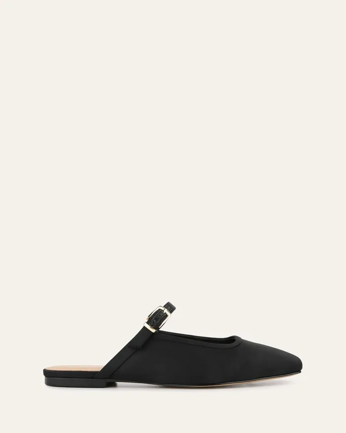 Sammy dress flats black satin Women BALLET jomercer