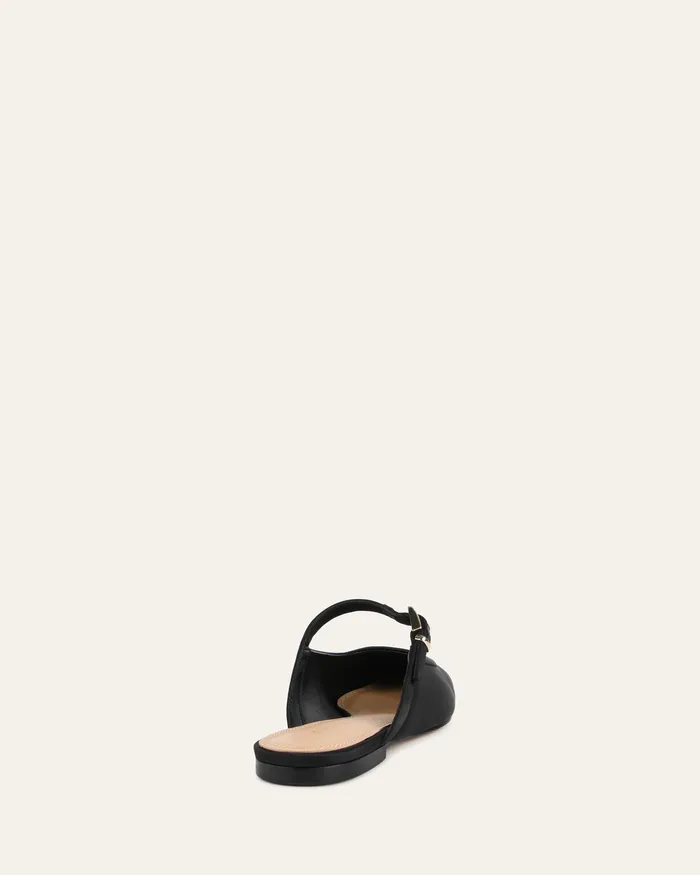 Sammy dress flats black satin Women BALLET jomercer