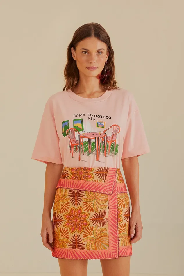 Sand Palm Scarf Skirt Women Farm Rio Skirts
