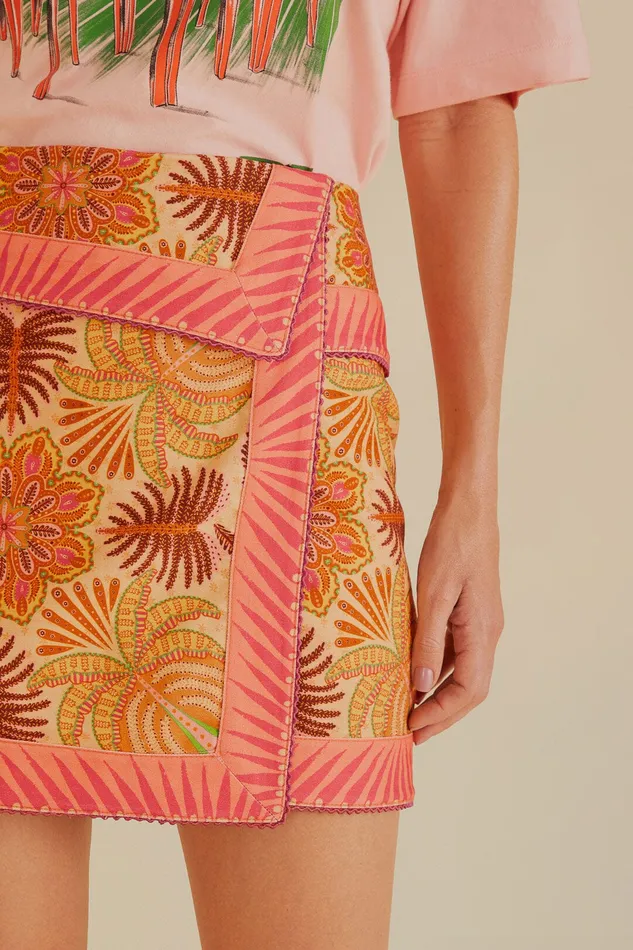 Sand Palm Scarf Skirt Women Farm Rio Skirts