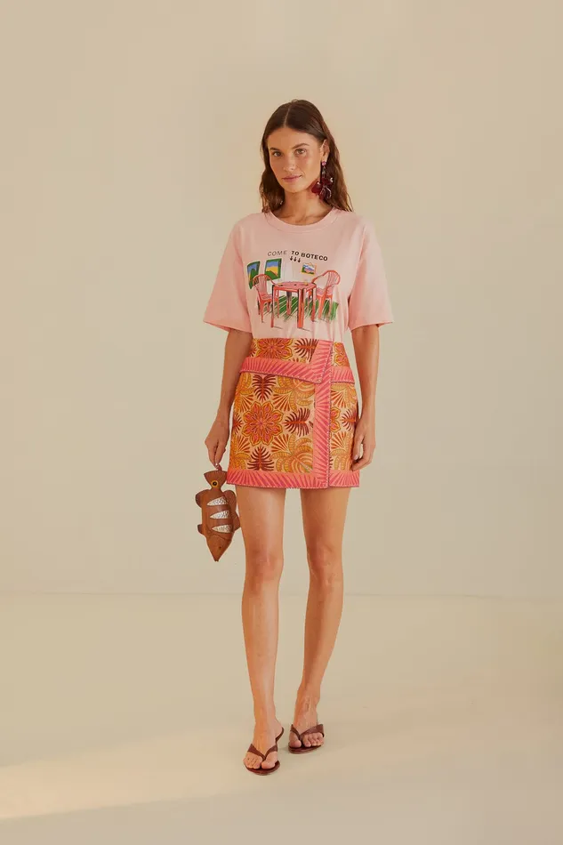 Sand Palm Scarf Skirt Women Farm Rio Skirts