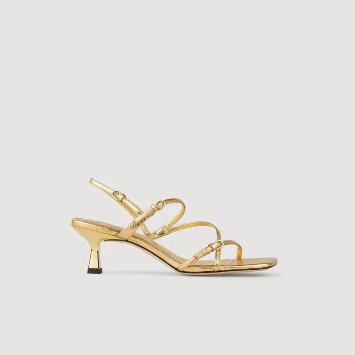 Sandals Women SANDRO Sandals With Straps Gold