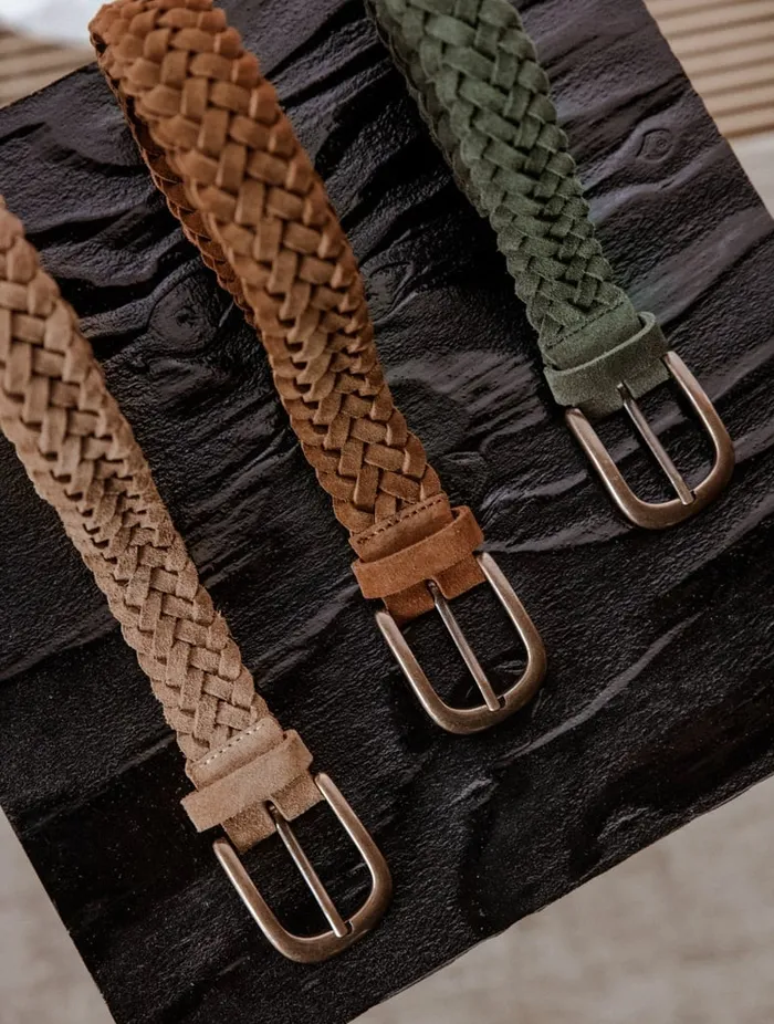 Santiago Camel Brown Men Bobbies Belts