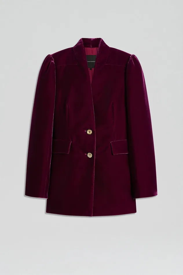 Scanlan Theodore Jackets Women VELVET JACKET MULBERRY