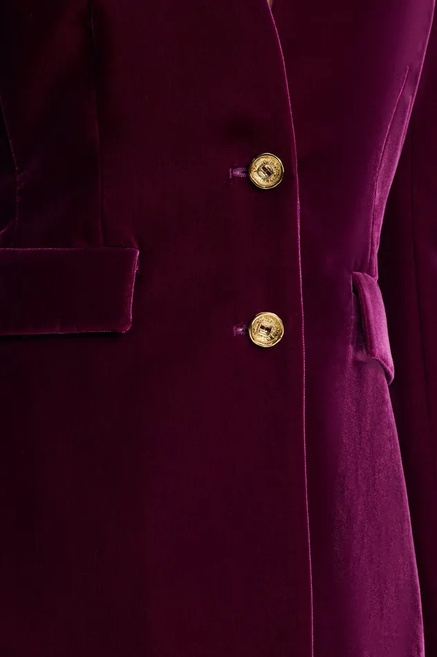 Scanlan Theodore Jackets Women VELVET JACKET MULBERRY
