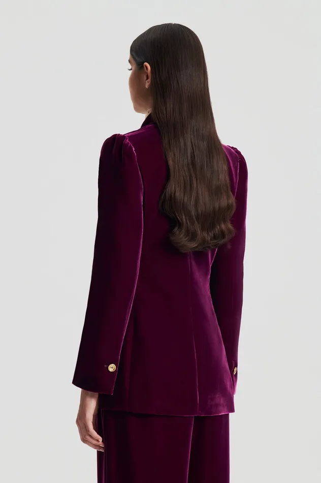 Scanlan Theodore Jackets Women VELVET JACKET MULBERRY