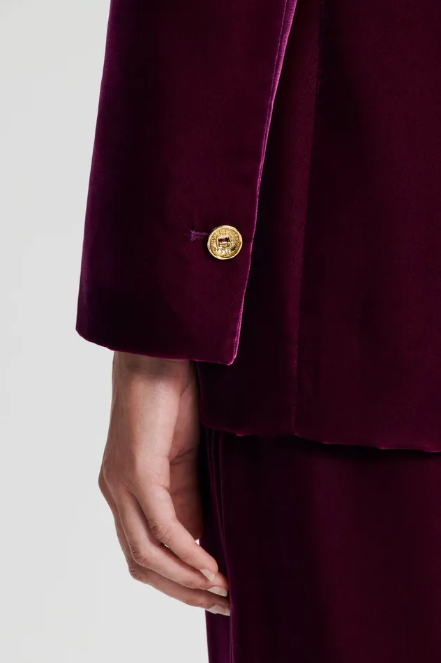 Scanlan Theodore Jackets Women VELVET JACKET MULBERRY