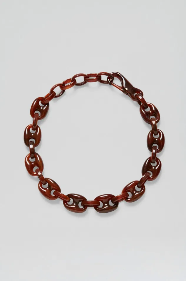 Scanlan Theodore Jewelry Women ITALIAN RESIN MARINER CHOKER AMBER Scanlan Theodore Jewelry Women ITALIAN RESIN MARINER CHOKER AMBER