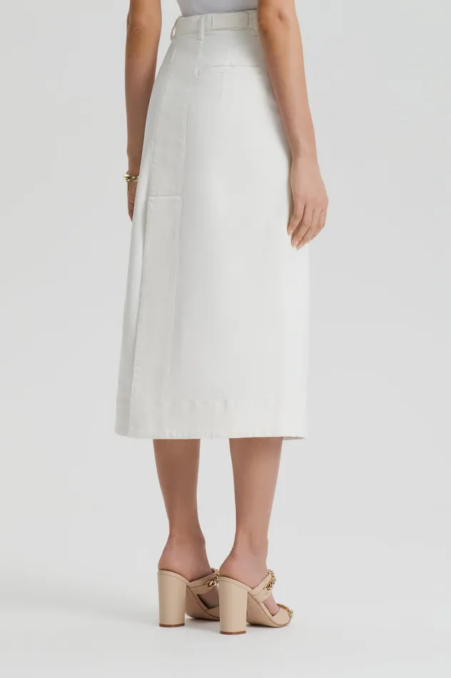 Scanlan Theodore Skirts Women DENIM SKIRT NATURAL115 Scanlan Theodore Skirts Women DENIM SKIRT NATURAL115