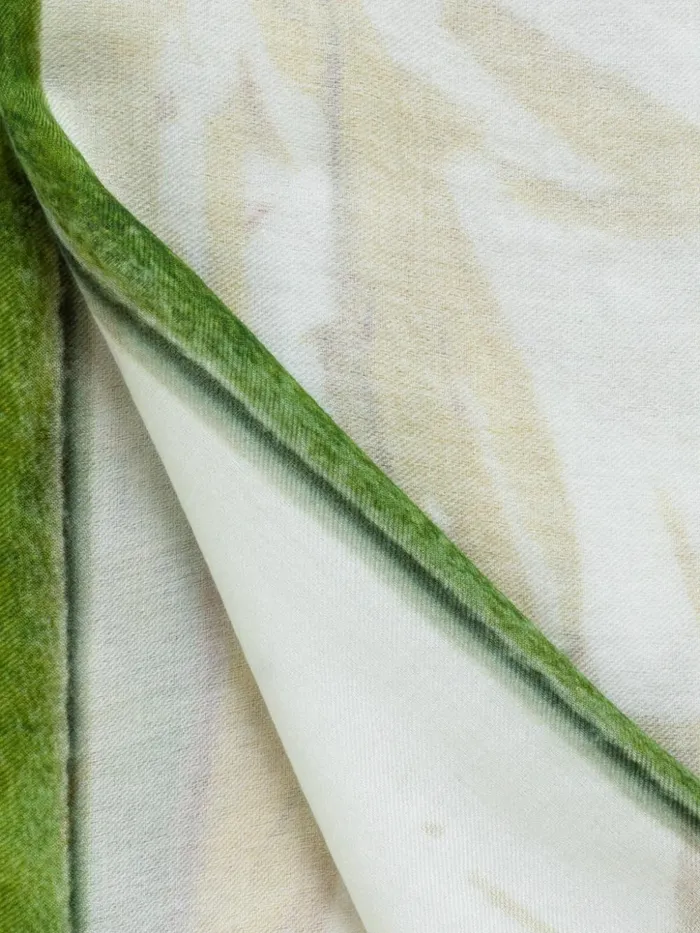 Scarf Cashmere Silk Scattered Calendula Print Calendula Women Akris Cashmere