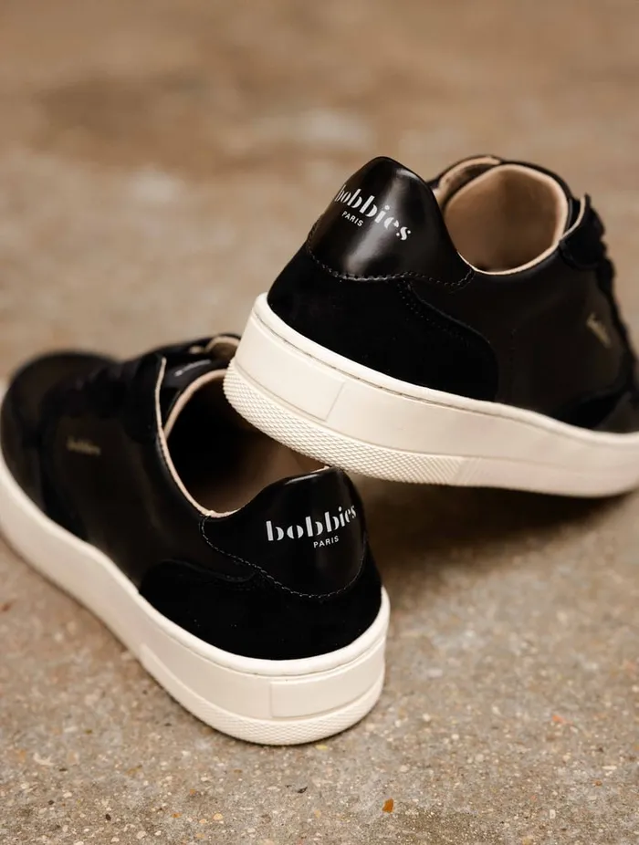 Scott Deep Black Women Bobbies Sneakers