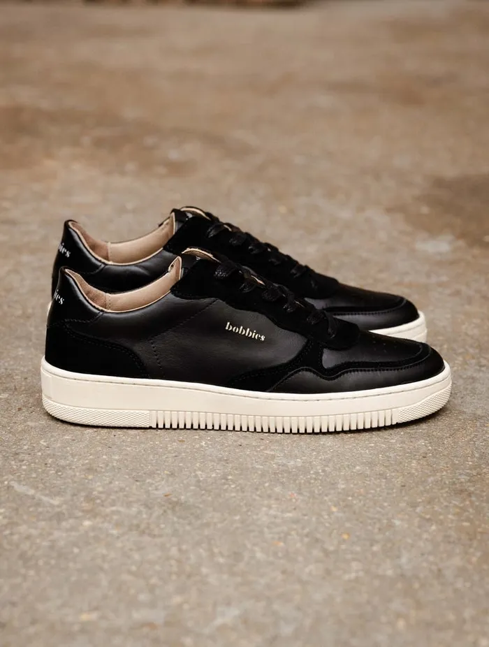 Scott Deep Black Women Bobbies Sneakers