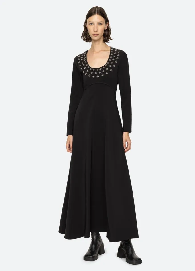 Sea New York Dresses Women Caryl LS Dress Black