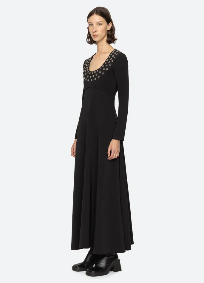 Sea New York Dresses Women Caryl LS Dress Black