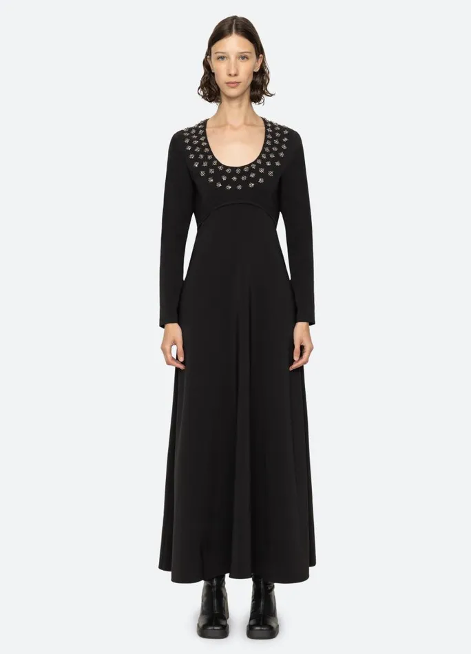 Sea New York Dresses Women Caryl LS Dress Black