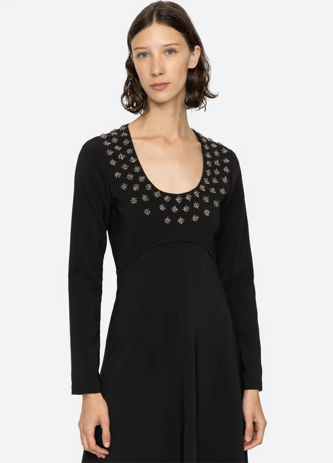 Sea New York Dresses Women Caryl LS Dress Black