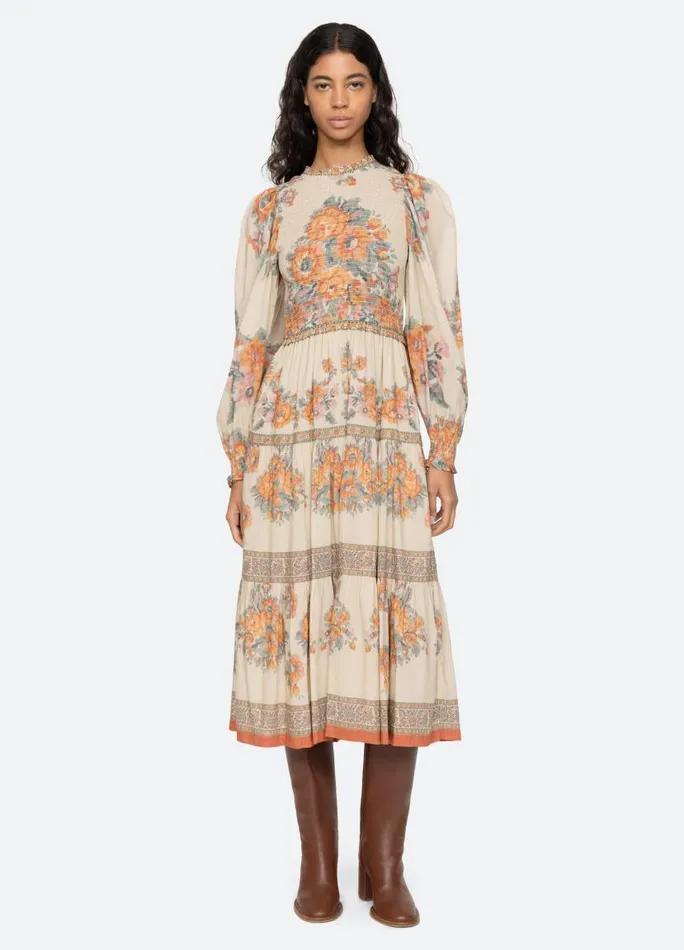 Sea New York Dresses Women Fiorella LS Dress Blossom Sea New York Dresses Women Fiorella LS Dress Blossom
