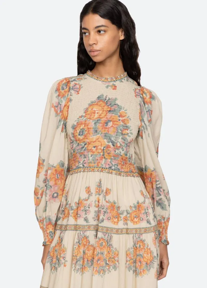Sea New York Dresses Women Fiorella LS Dress Blossom Sea New York Dresses Women Fiorella LS Dress Blossom