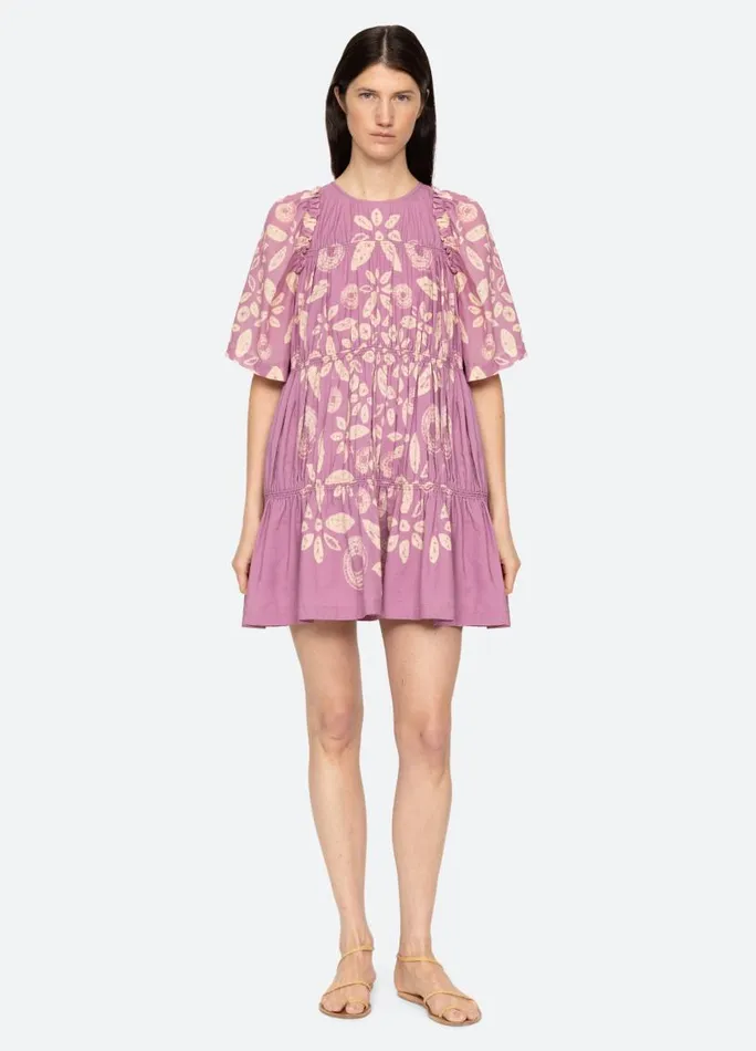 Sea New York Dresses Women Thea Mini Dress Lilac Sea New York Dresses Women Thea Mini Dress Lilac