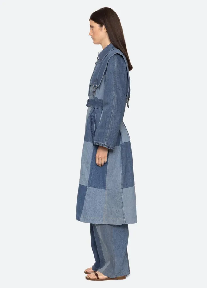 Sea New York Outerwear Women Elle Coat Blue