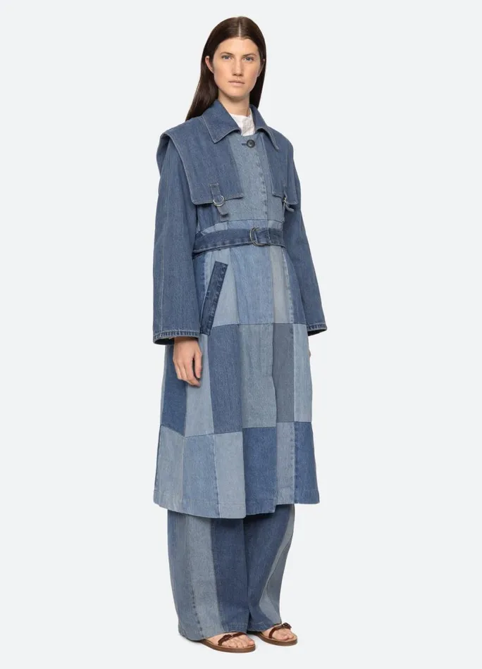 Sea New York Outerwear Women Elle Coat Blue