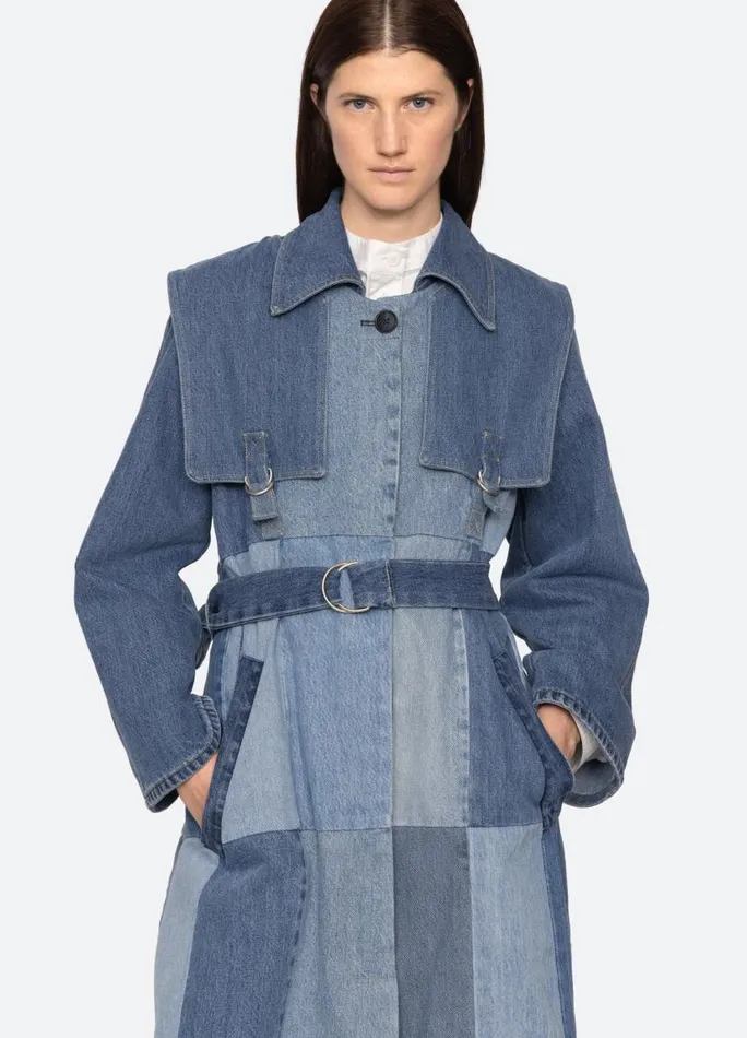 Sea New York Outerwear Women Elle Coat Blue