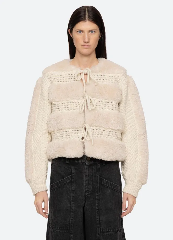 Sea New York Outerwear Women Gisele Jacket Cream
