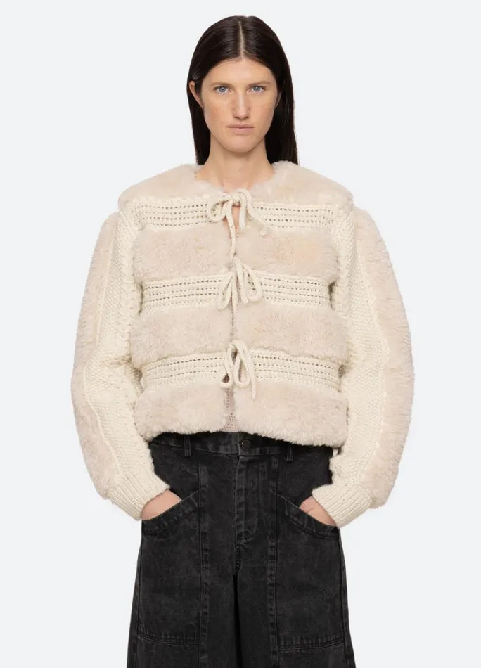 Sea New York Outerwear Women Gisele Jacket Cream