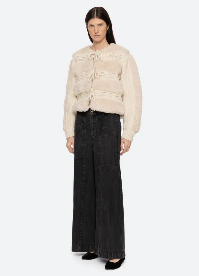 Sea New York Outerwear Women Gisele Jacket Cream