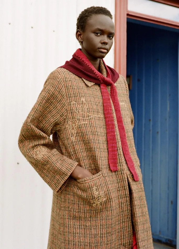 Sea New York Outerwear Women Martha Coat Multi