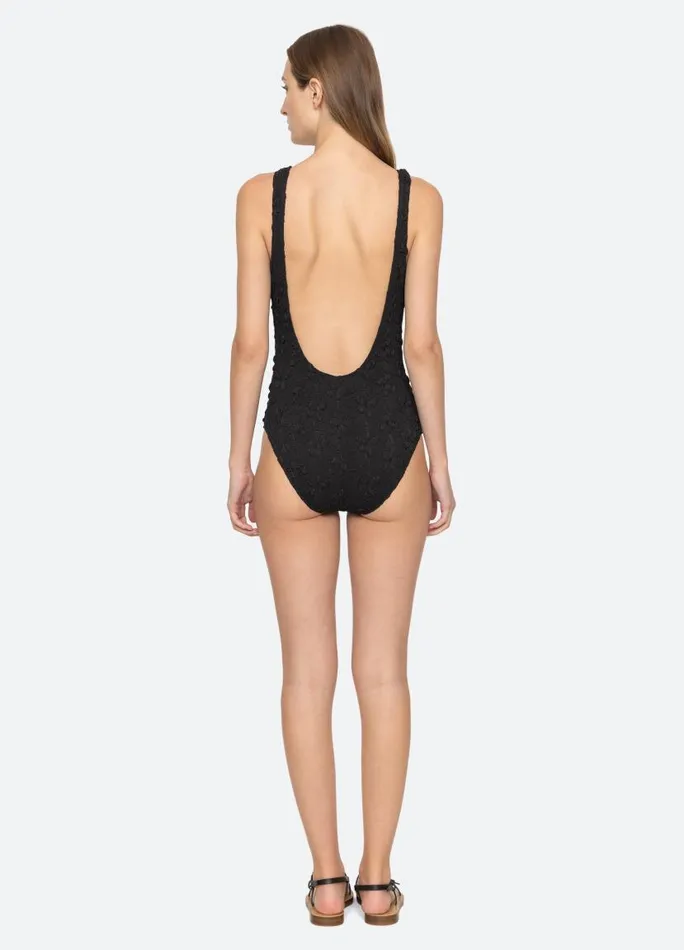 Sea New York Swimwear Women Slone One Piece Black Sea New York Swimwear Women Slone One Piece Black