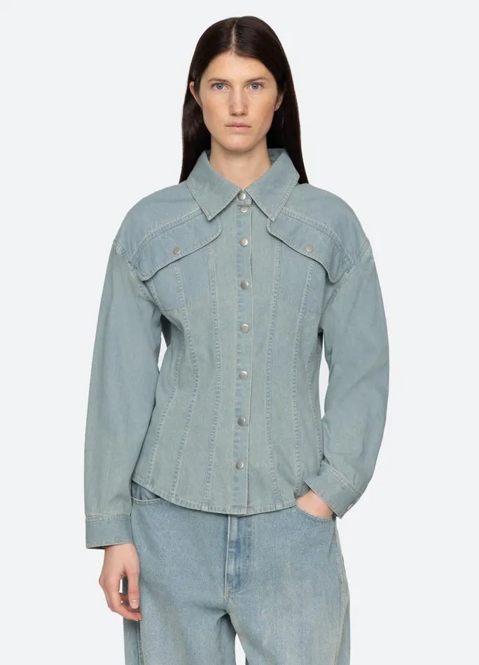 Sea New York Tops Women Alba Top Blue Sea New York Tops Women Alba Top Blue