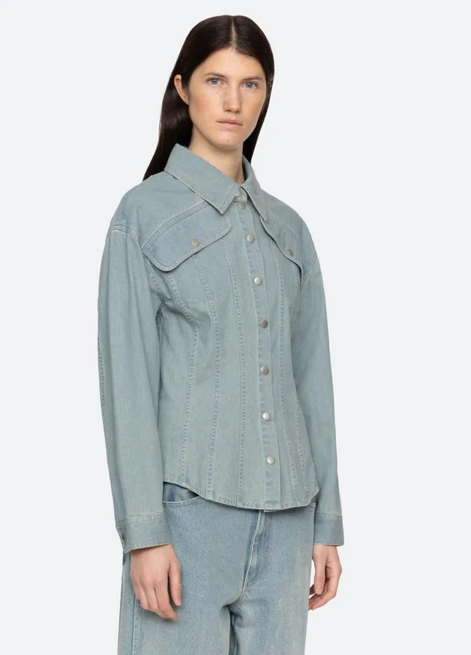 Sea New York Tops Women Alba Top Blue Sea New York Tops Women Alba Top Blue