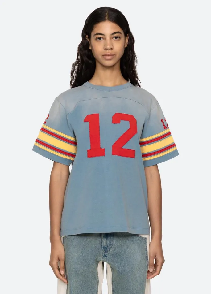 Sea New York Tops Women Finnley TShirt Sky Sea New York Tops Women Finnley TShirt Sky
