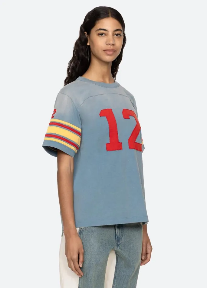 Sea New York Tops Women Finnley TShirt Sky Sea New York Tops Women Finnley TShirt Sky
