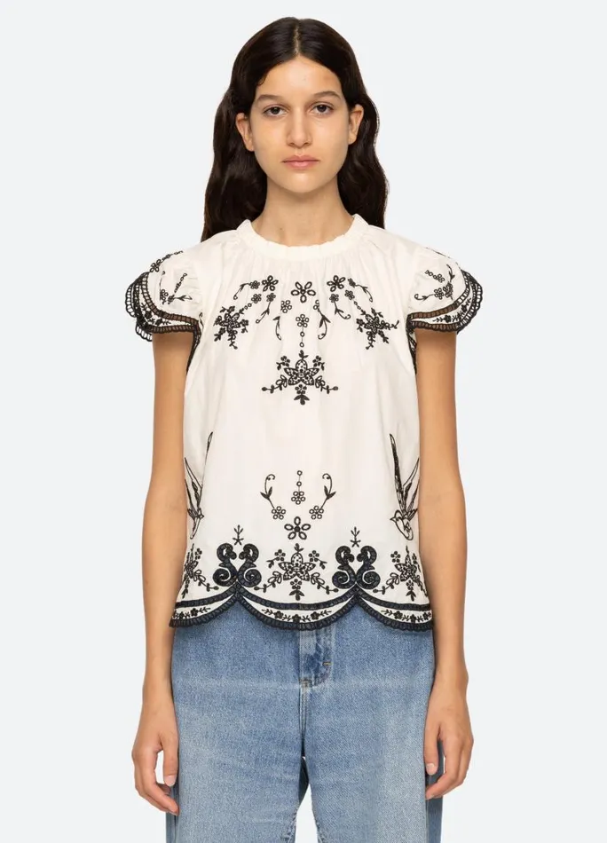 Sea New York Tops Women Kingsley Tank Cream