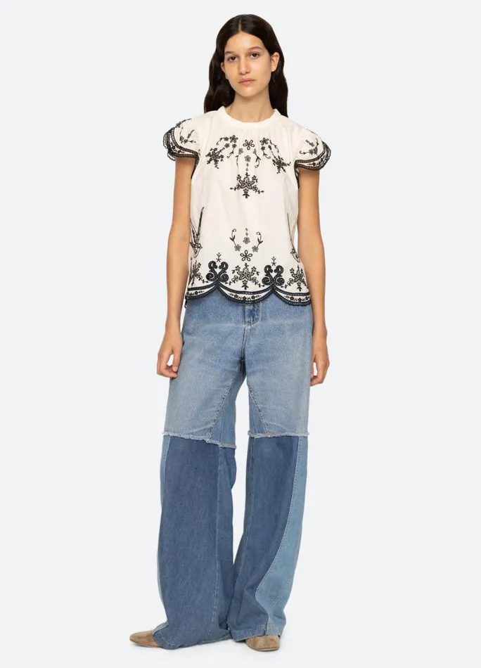 Sea New York Tops Women Kingsley Tank Cream