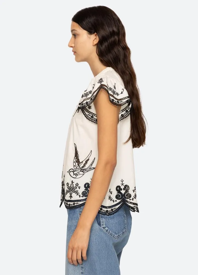 Sea New York Tops Women Kingsley Tank Cream