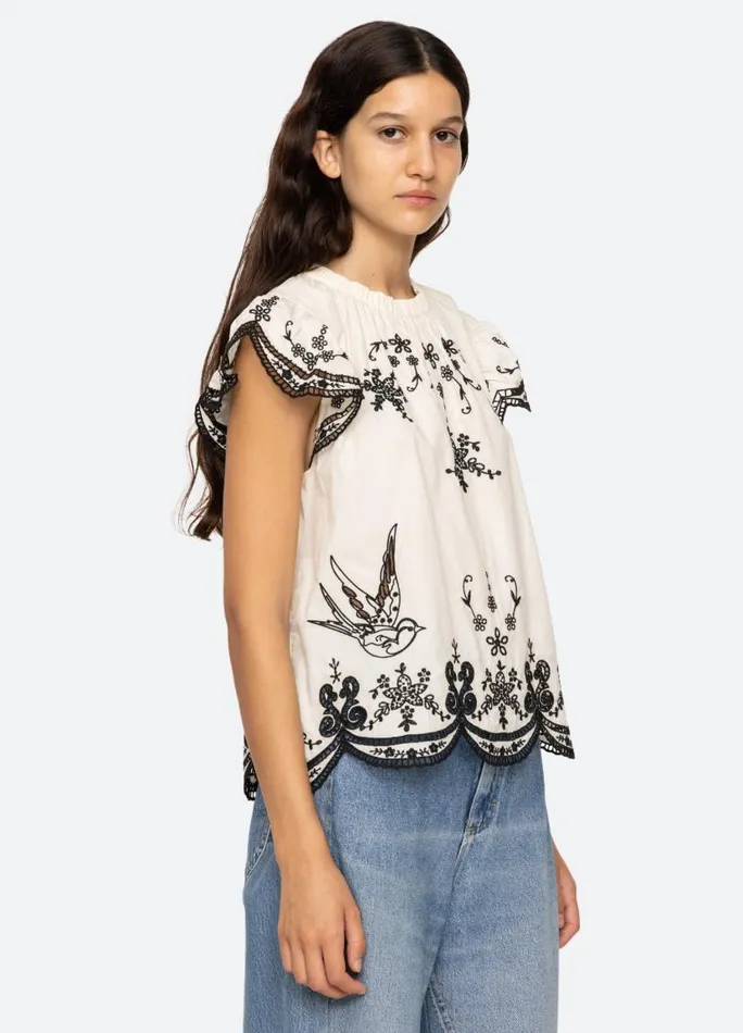 Sea New York Tops Women Kingsley Tank Cream