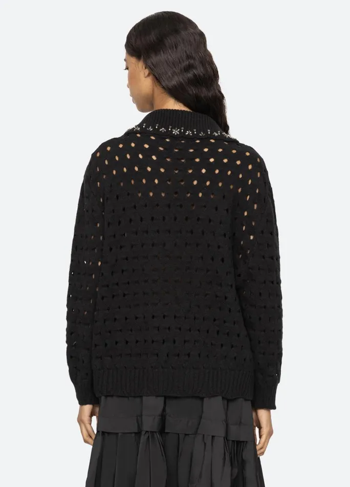 Sea New York Tops Women Leia Cardigan Black