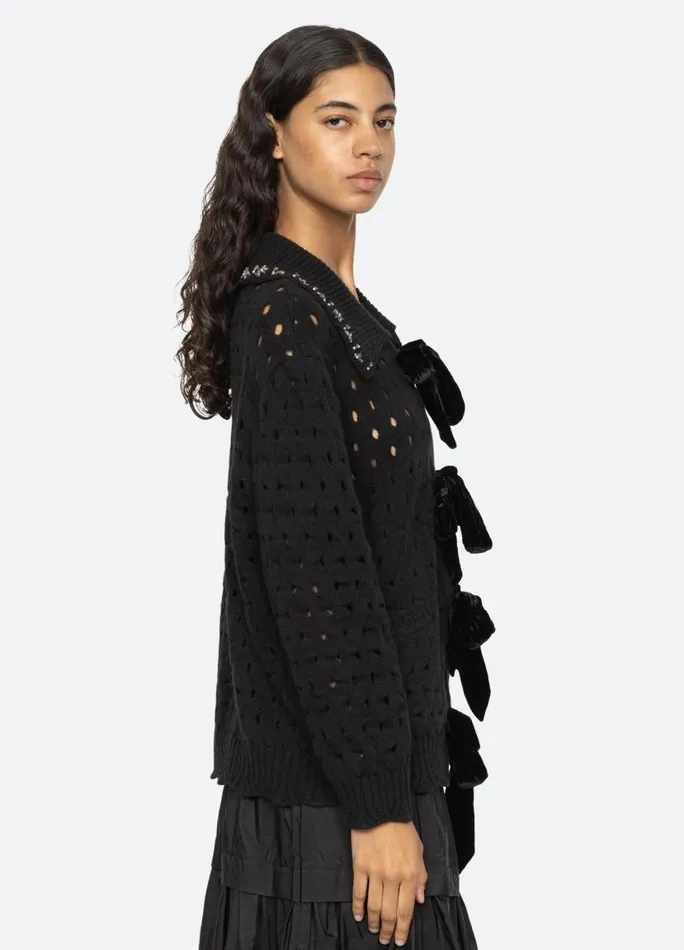 Sea New York Tops Women Leia Cardigan Black