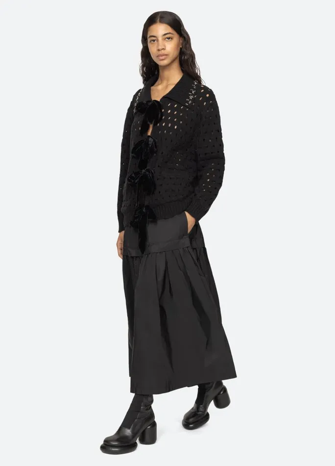 Sea New York Tops Women Leia Cardigan Black